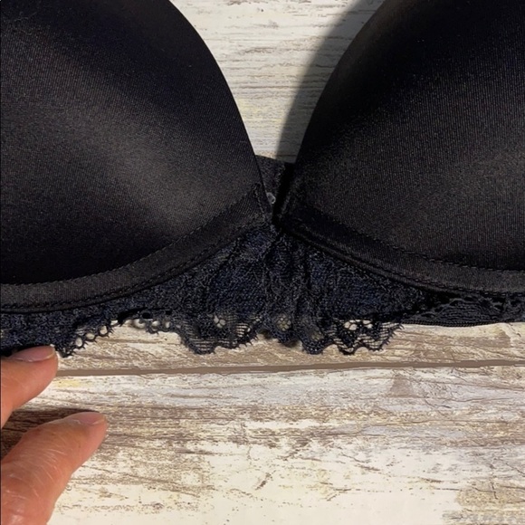 3/$20 ❤️ 𝅺LA Senza Wireless Black Bra US 32B - Picture 2 of 5